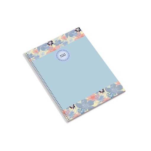 Picture of CAMPUS MOONFLOWER A4 HARDBACK NOTEBOOK SPIRAL